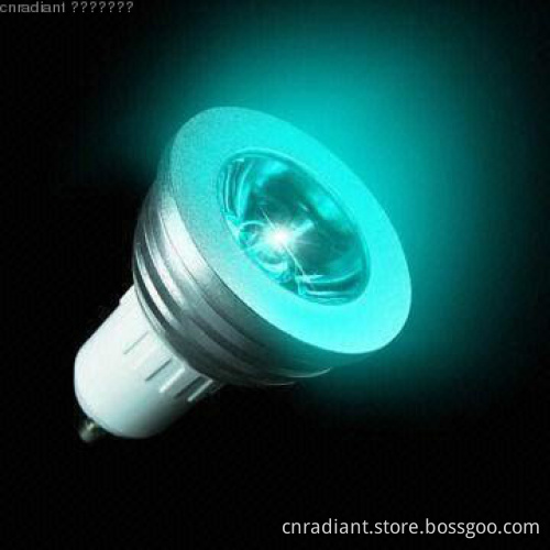 Gu10 RGB LED Spotlights,Remote control, 3W, changing colors CE